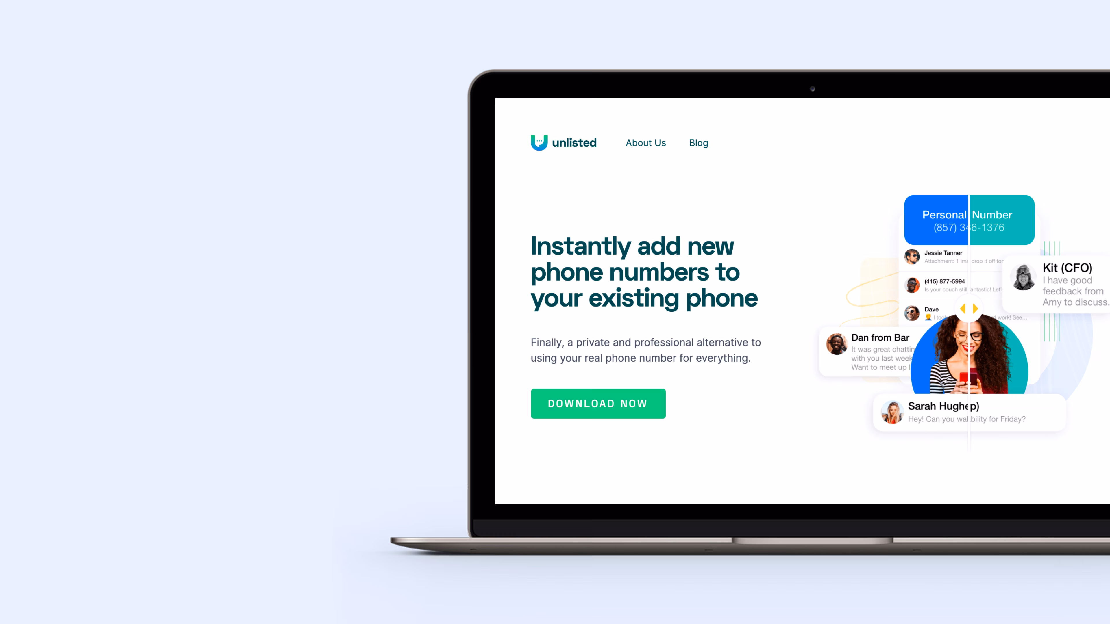 Unlisted Mobile Homepage